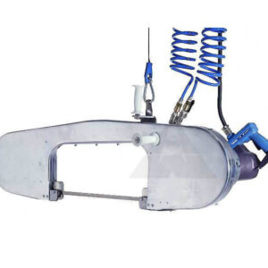 1. Sierra de división de media canal tipo correa para línea de equipos de sacrificio de matadero de cerdos