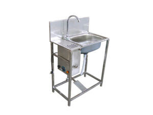 2. Lavabo esterilizador de manos y cuchillos para la línea de equipos de matadero de ganado bovino
