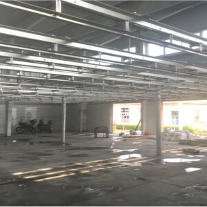 3. sistema de barandilla para canales para la línea de equipos de matanza de ovejas