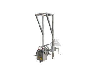 Extractor de cabezales para línea de equipos de sacrificio de pollos