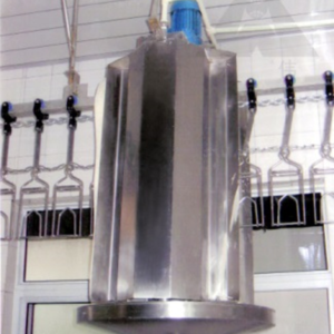 Lavadora de perchas para línea de sacrificio de matadero de pollos