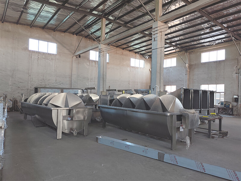 Fábrica de HW Machinery Equipos para procesamiento de aves de corral y máquinas para sacrificio de pollos Enfriador giratorio 1