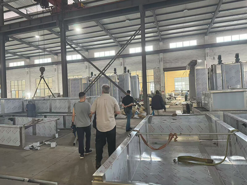 hw machinery Base de producción de equipos para líneas de sacrificio de mataderos